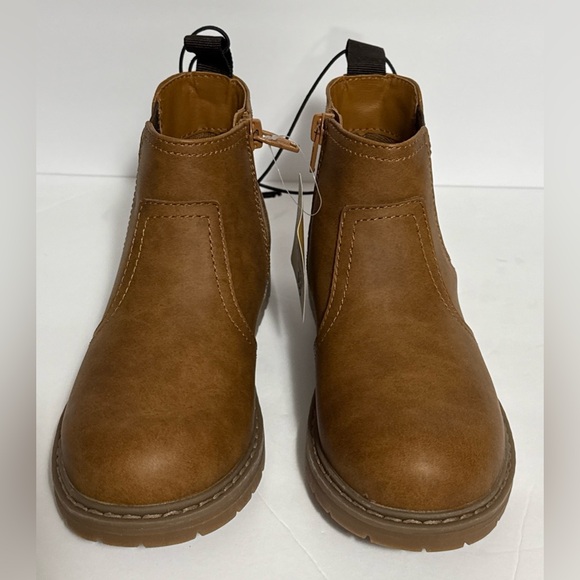 Boys 13M Brown Hiking Boots by Thereabouts Memory Foam Wesley NWT - Picture 3 of 9